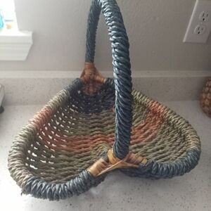Handwoven Multicolor Basket